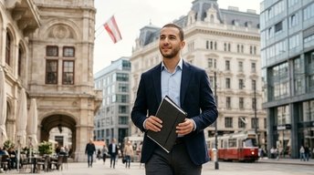 professional holding cv in vienna JOB