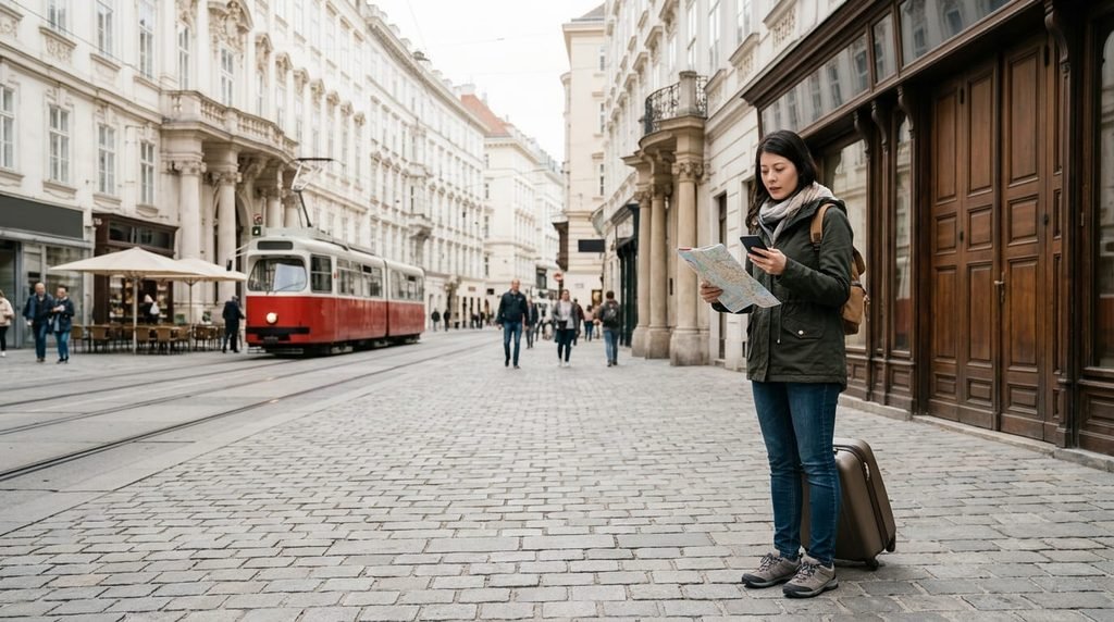 traveler checking directions in … 20261022123111 (1)