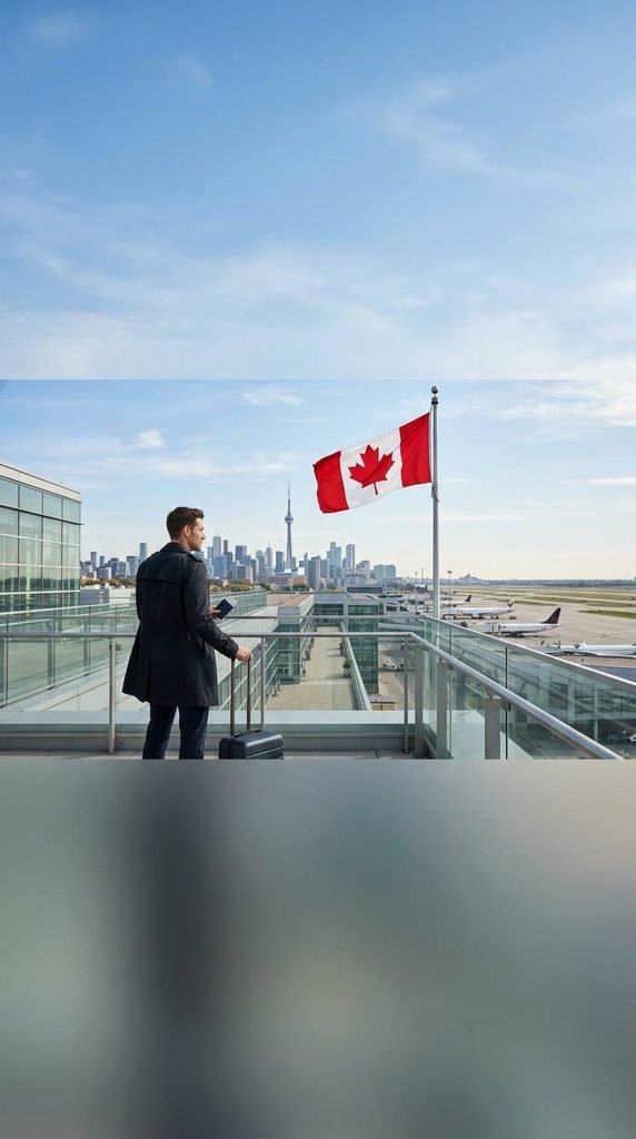الهجرة إلى كندا 2027: الشروط والطرق والتكاليف وكيفية تقديم الطلب traveler looking at toronto skyline 869368a2 compress الهجرة الى كندا